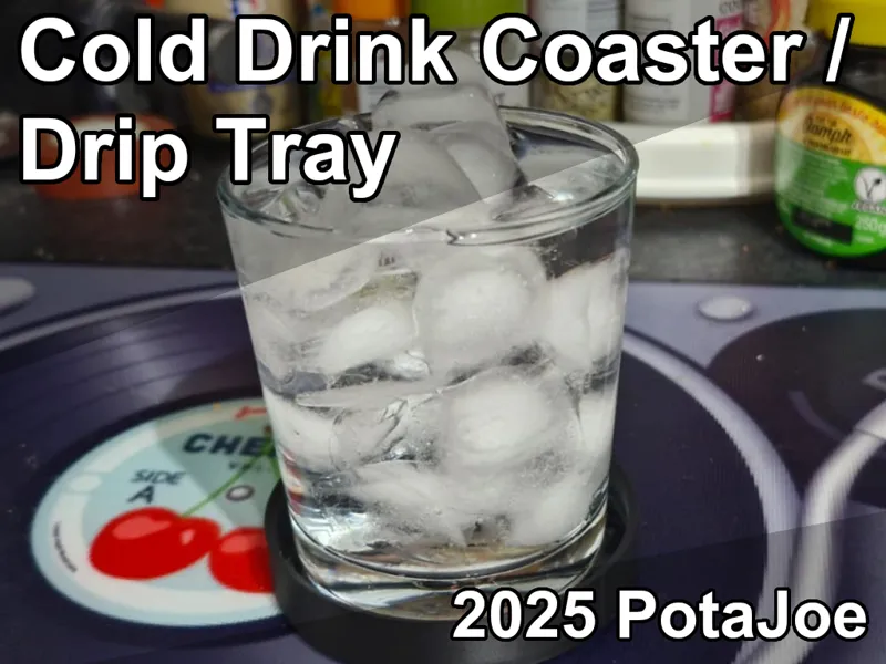Cold Drink Coaster / Drip Tray