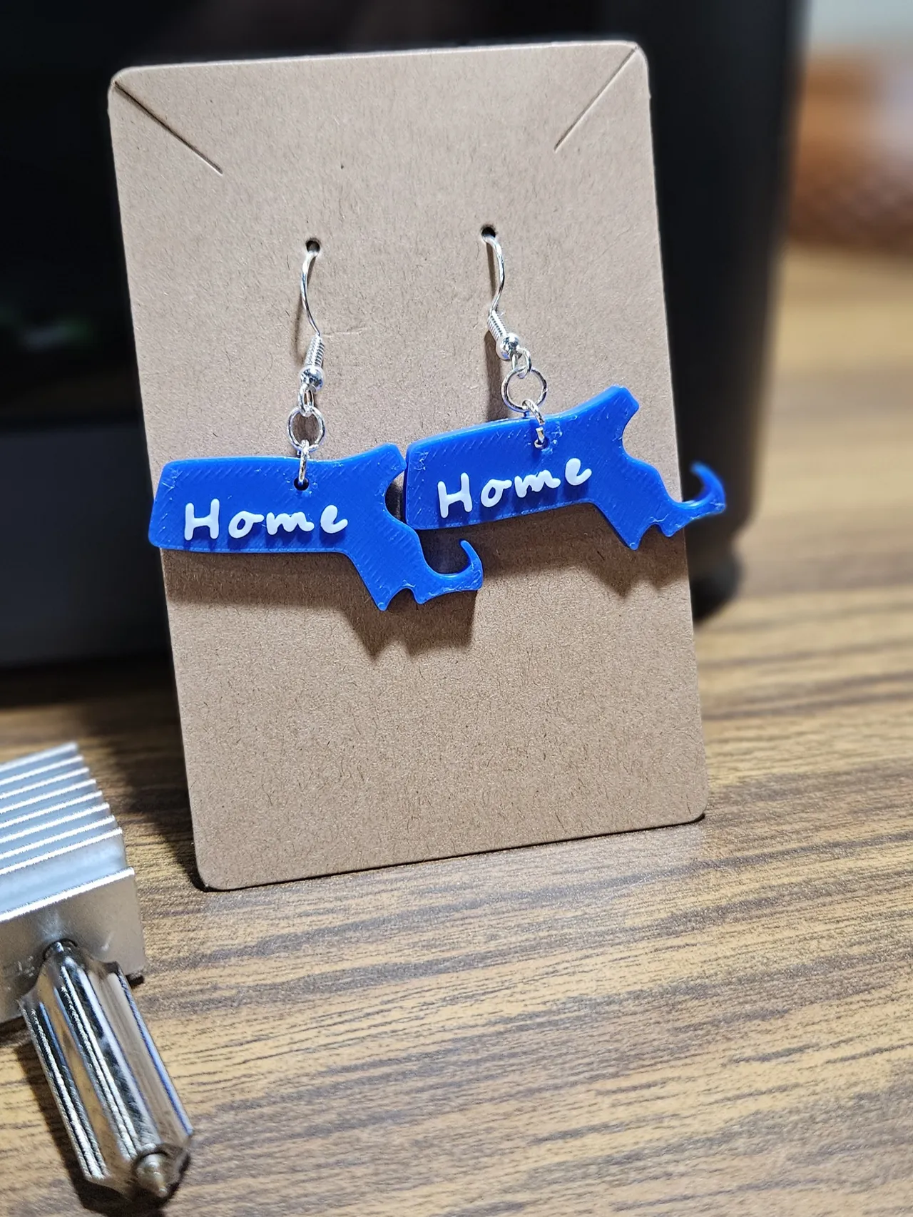 Massachusetts Home Earrings view 2