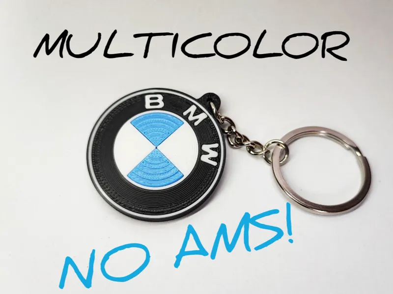 BMW multicolor keychain NO AMS REQUIRED