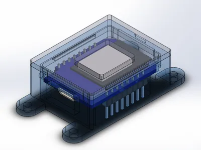 Wemos D1 mini mount with Lid