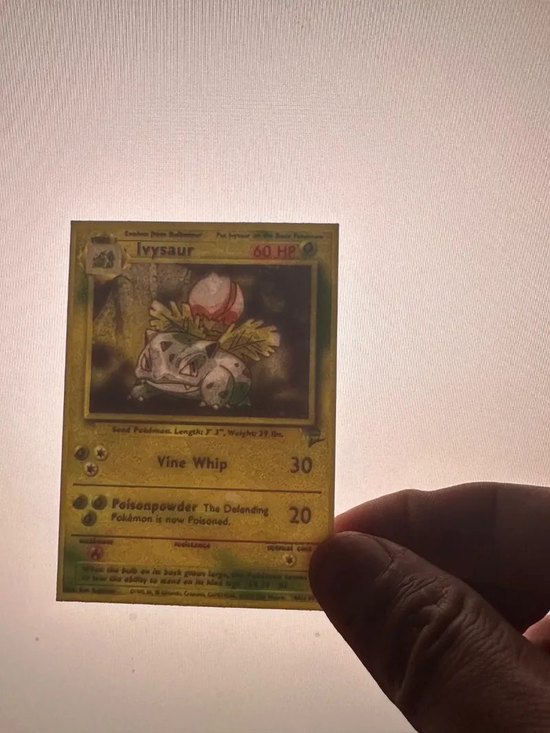 Ivysaur Pokemon Card Lithophane