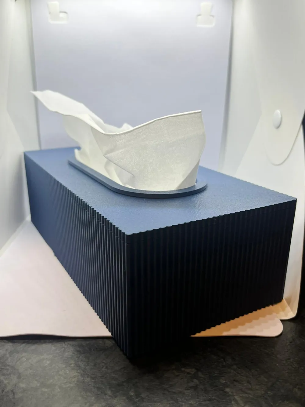 Tissue Box 2 Modern Ribbed Tissue Box - 2 options - Free 3D Print Model - MakerWorld