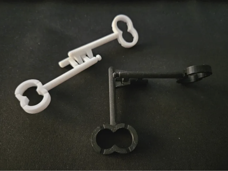 Magic keys brainteaser - fidget puzzle