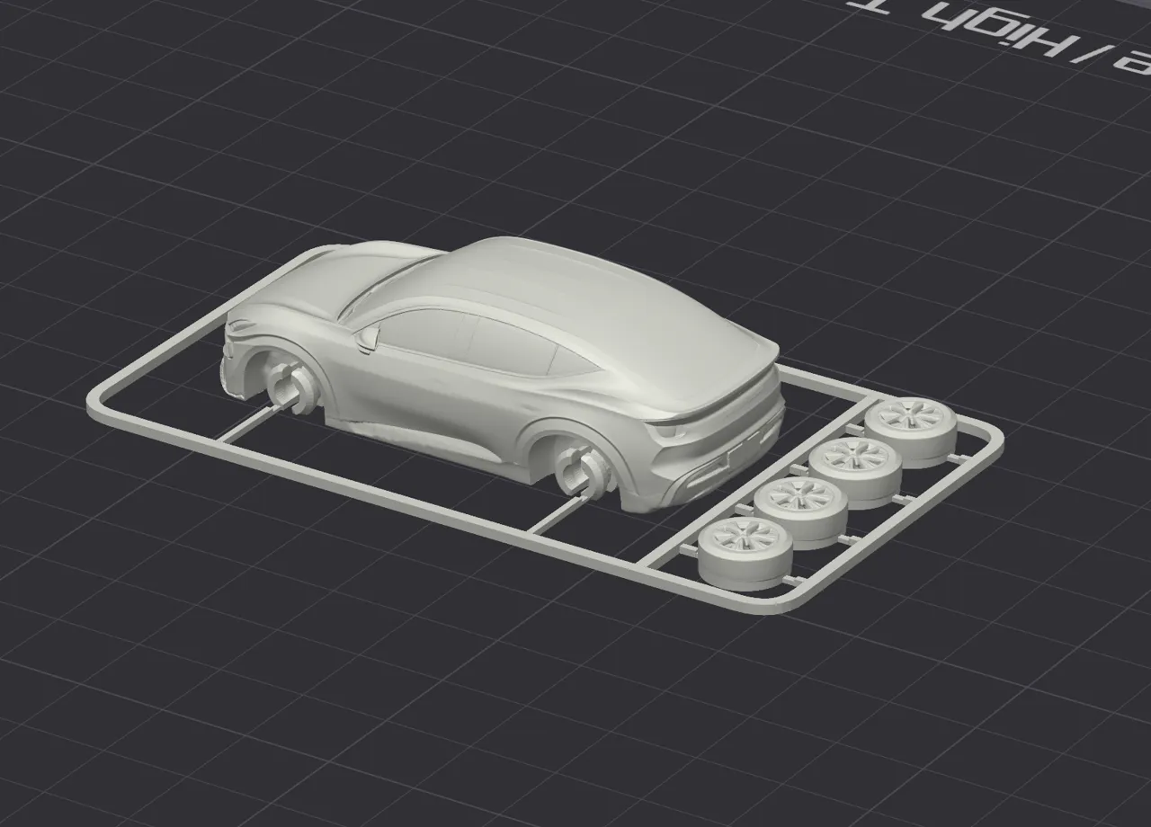 Xpeng L03 Car Kit Card — No Supports - No AMS view 3
