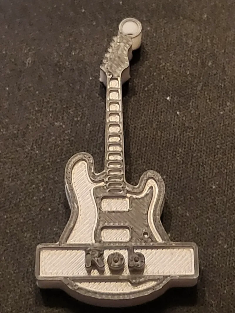 Guitar Keyring