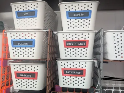Ikea PLOGSVANG basket labels