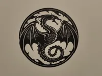 Déco dragon murale — photo 2