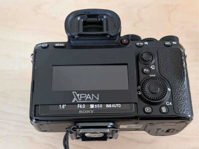 XPan 65:24 Panoramic LCD Mask for Sony a7R3