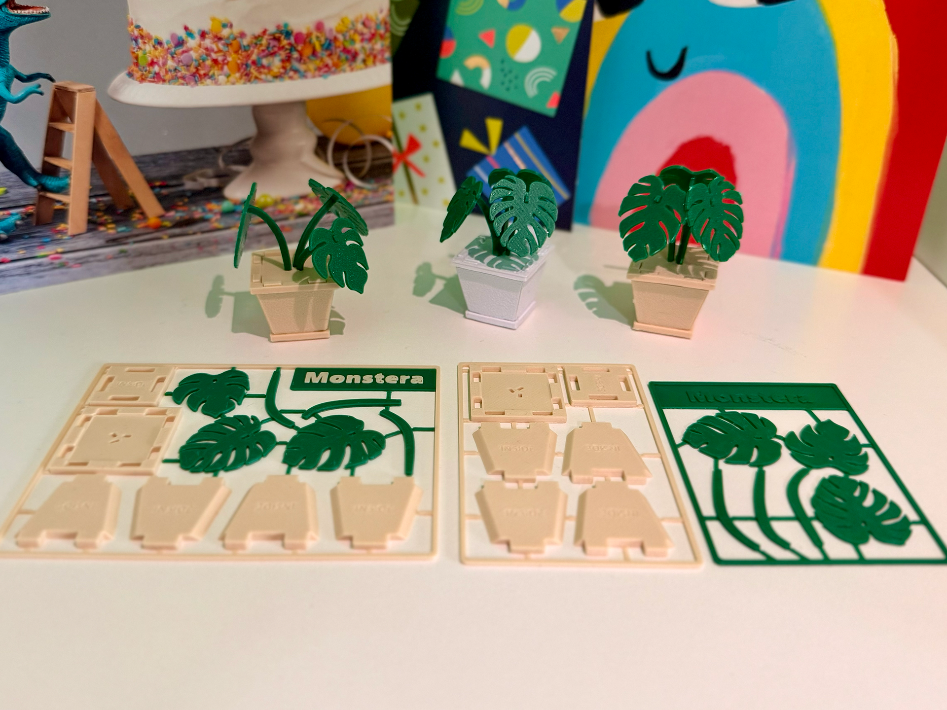 Monstera Plant - Kit Card (AMS and Non Versions)