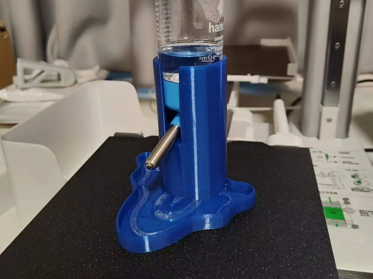 仓鼠水壶支架 水瓶支架 饮水器底座