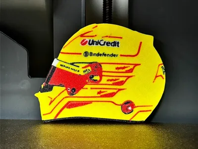 Lewis Hamilton 2025 Ferrari Helmet