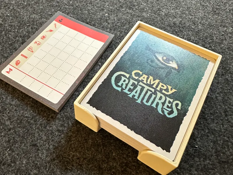 Campy Creatures 3rd Edition Card Tray