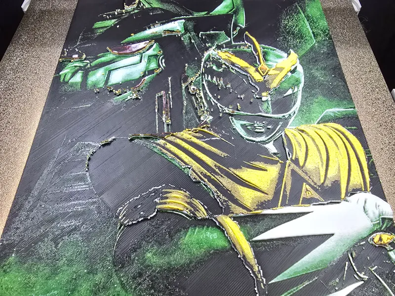 bat in sun green ranger with dragonzord