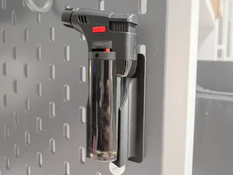 Lighter holder for IKEA Skadis (30mm radius)