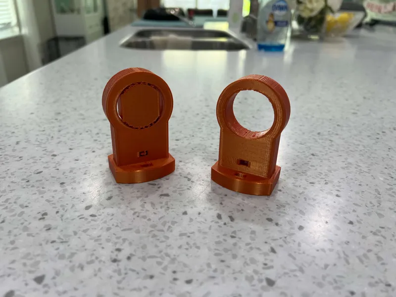 1 inch PVC to coro zip tie mount