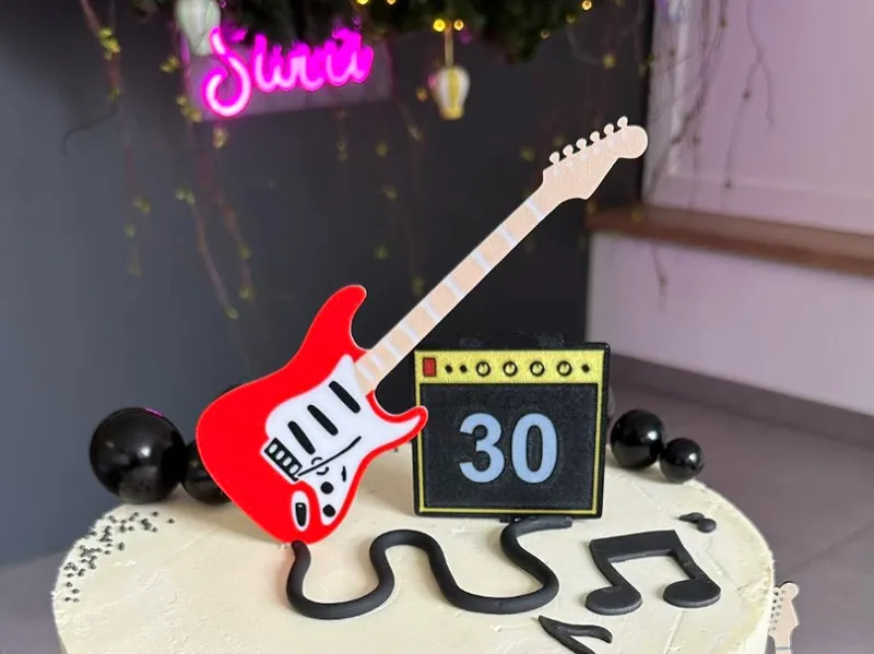 Fender Guitar with Amplifier Topper - Customizable