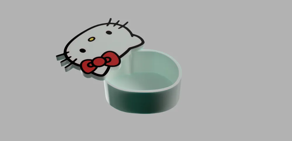 Hello Kitty Cute Box by Vincentbcd MakerWorld: Download Free 3D Models