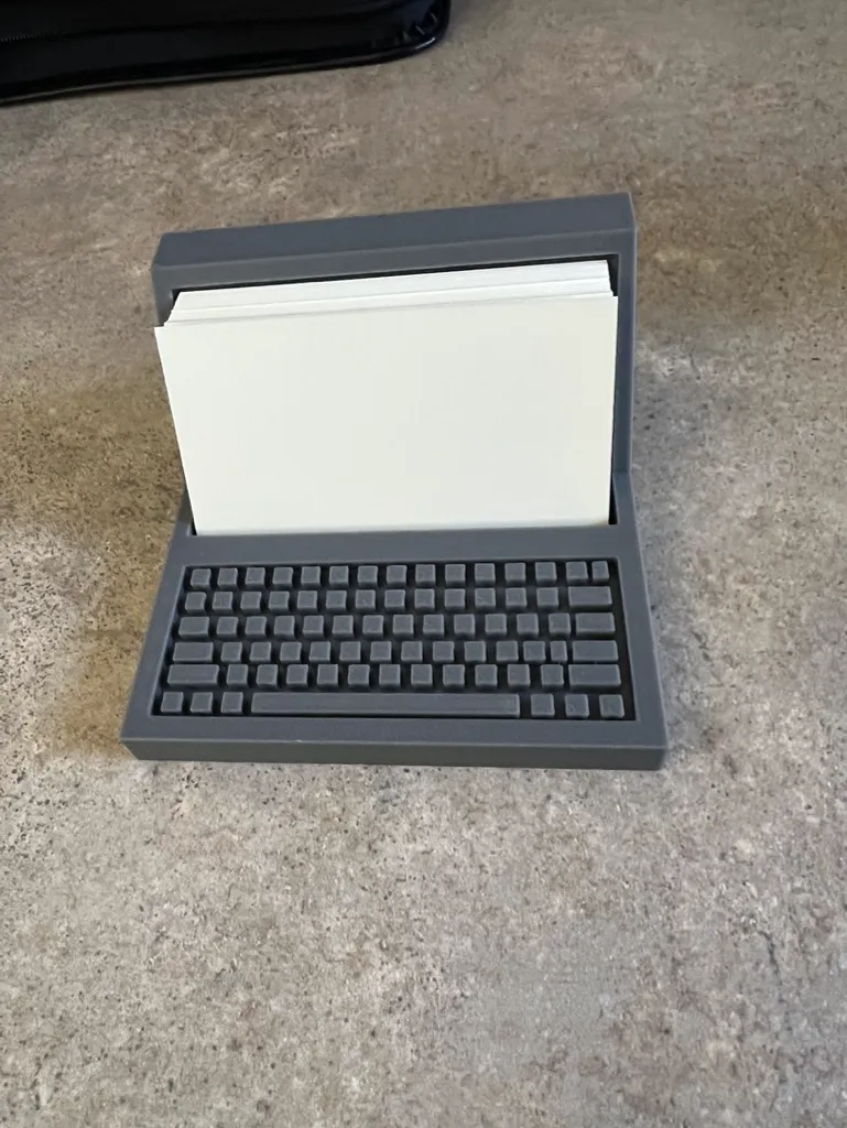 Laptop Business Card Holder by Tiberius Tech MakerWorld