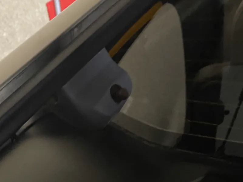 DMC Delorean Louvre Mounting Bracket Cover