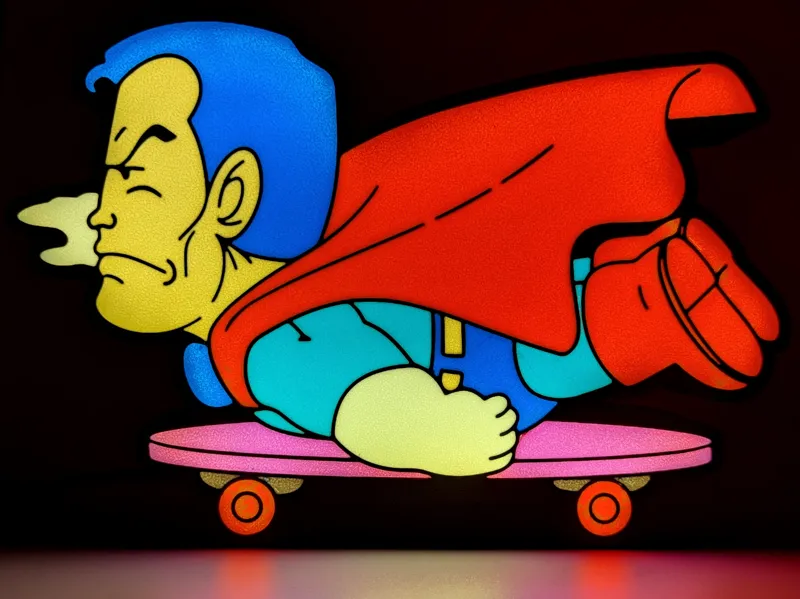 Suppaman - light box (2 AMS)