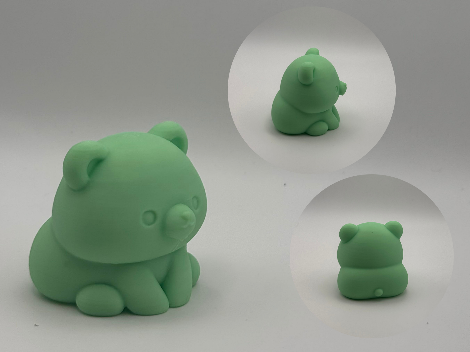 Blob Bear – ultra smooth tiny bear