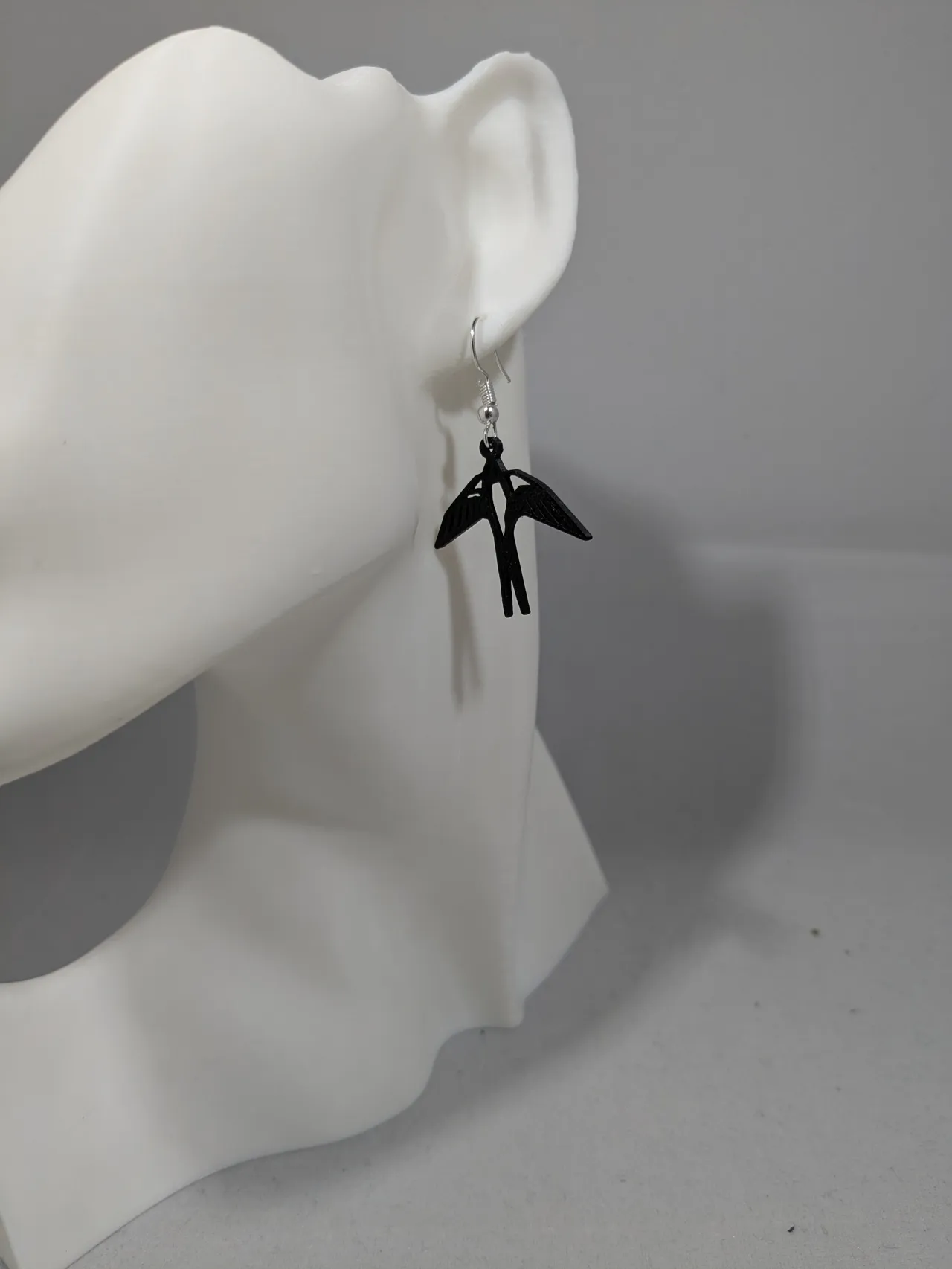 Bird earrings view 4