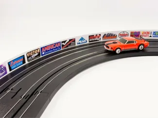 Aurora AFX Slot Car track Billboard clips