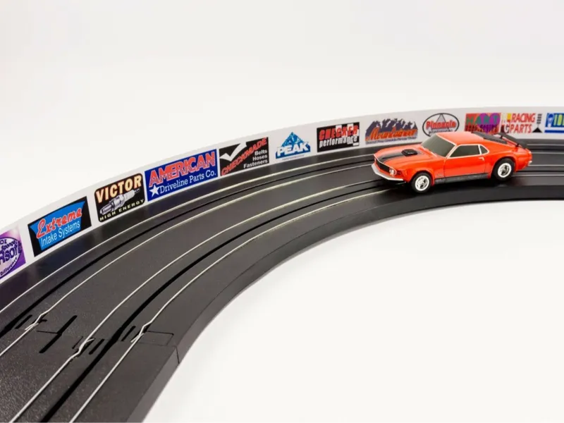 Aurora AFX Slot Car track Billboard clips