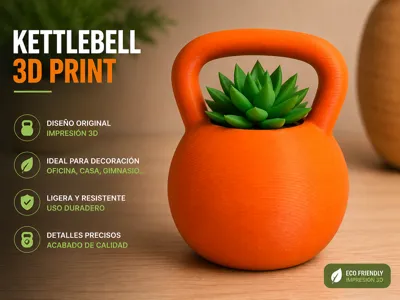 Kettlebell with Plant