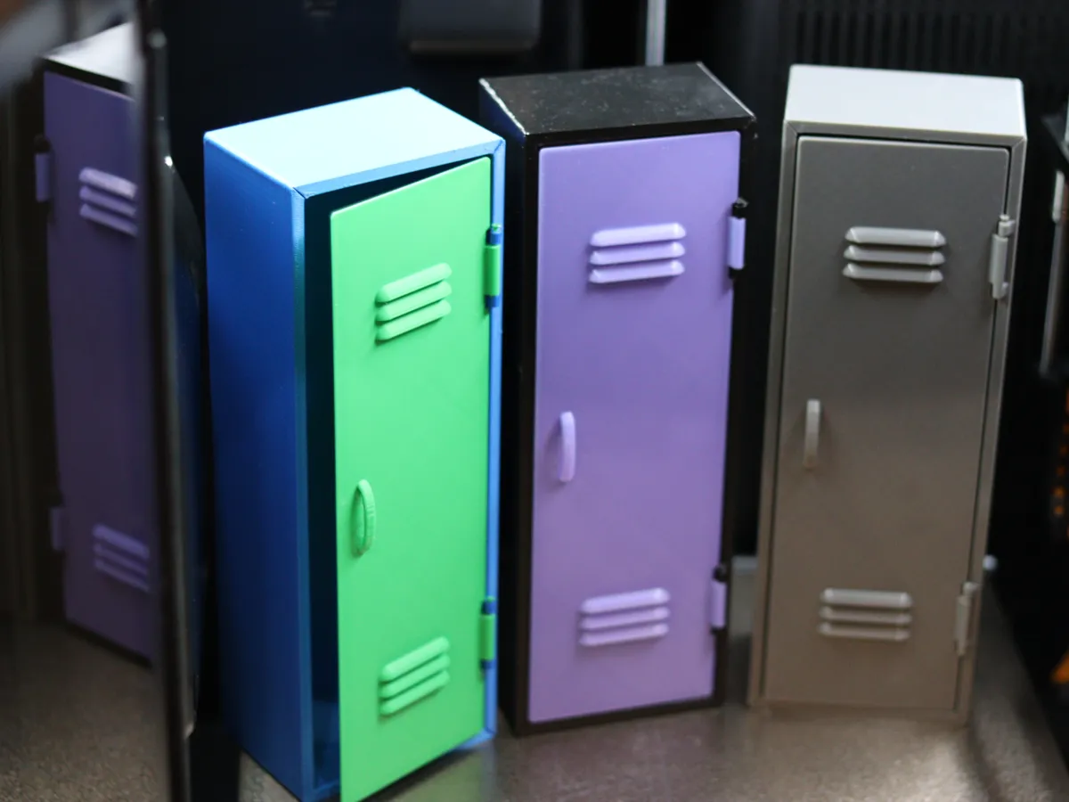 Mini High School Locker Organizer - Free 3D Print Model - MakerWorld