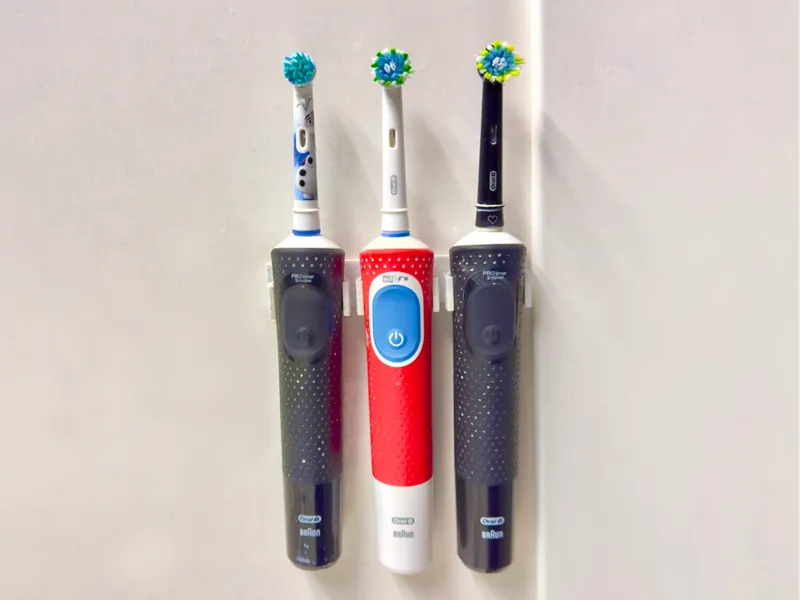 OralB Toothbrush wall mount hang dry space saver