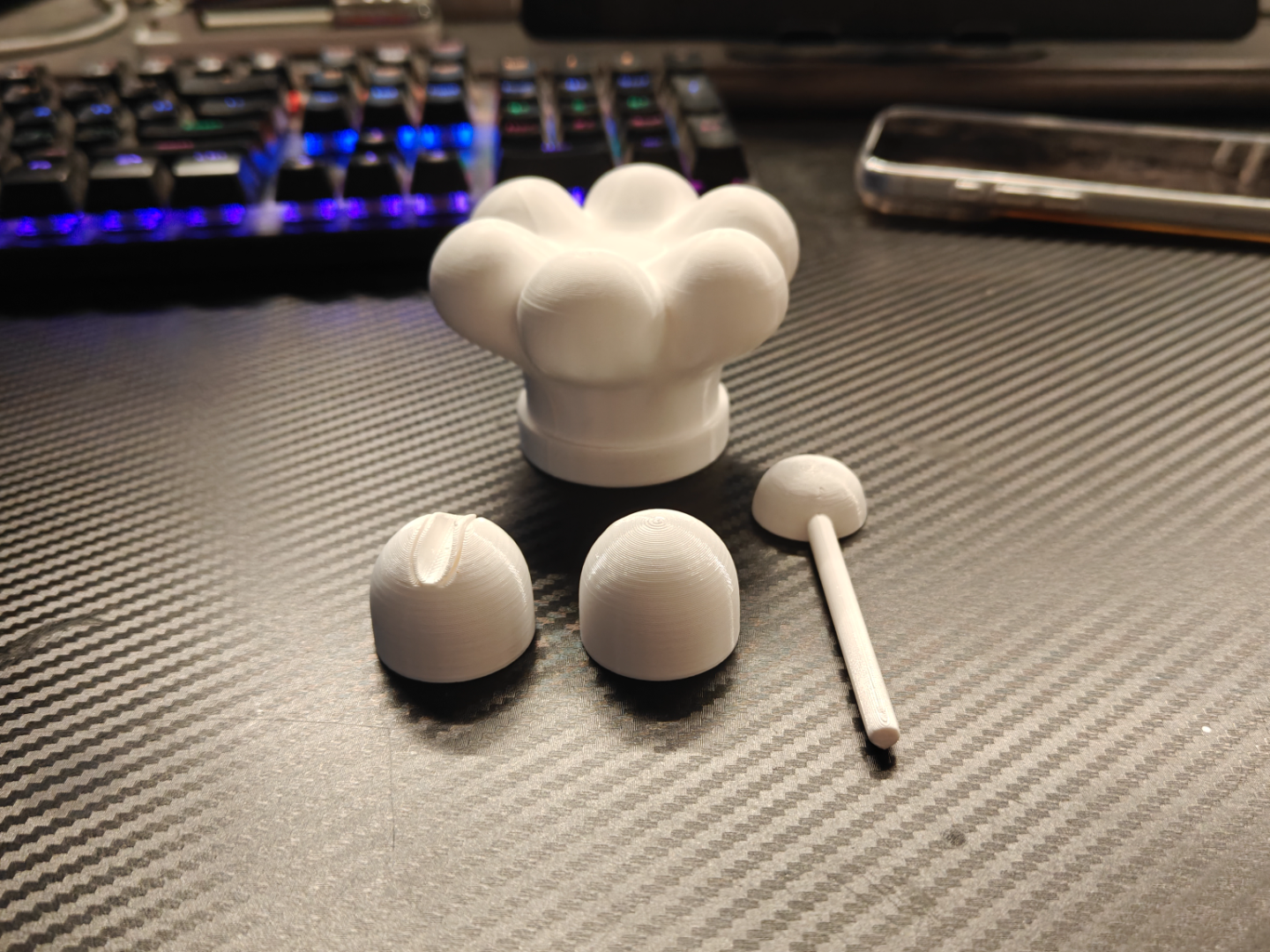 Miniatura 1 do modelo 3D 小米新su7双表盘装饰