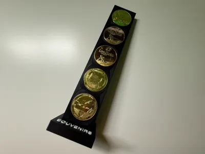 Souvenir Coin Display Stand
