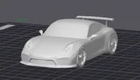 Porsche 911 GT3 RS — modèle low poly — photo 3