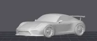 Porsche 911 GT3 RS — modèle low poly — photo 2