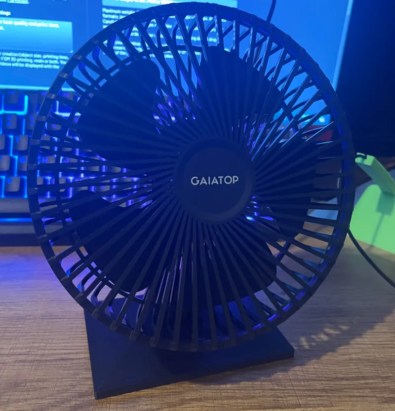 magnetic fan base for gaiatop desk fan