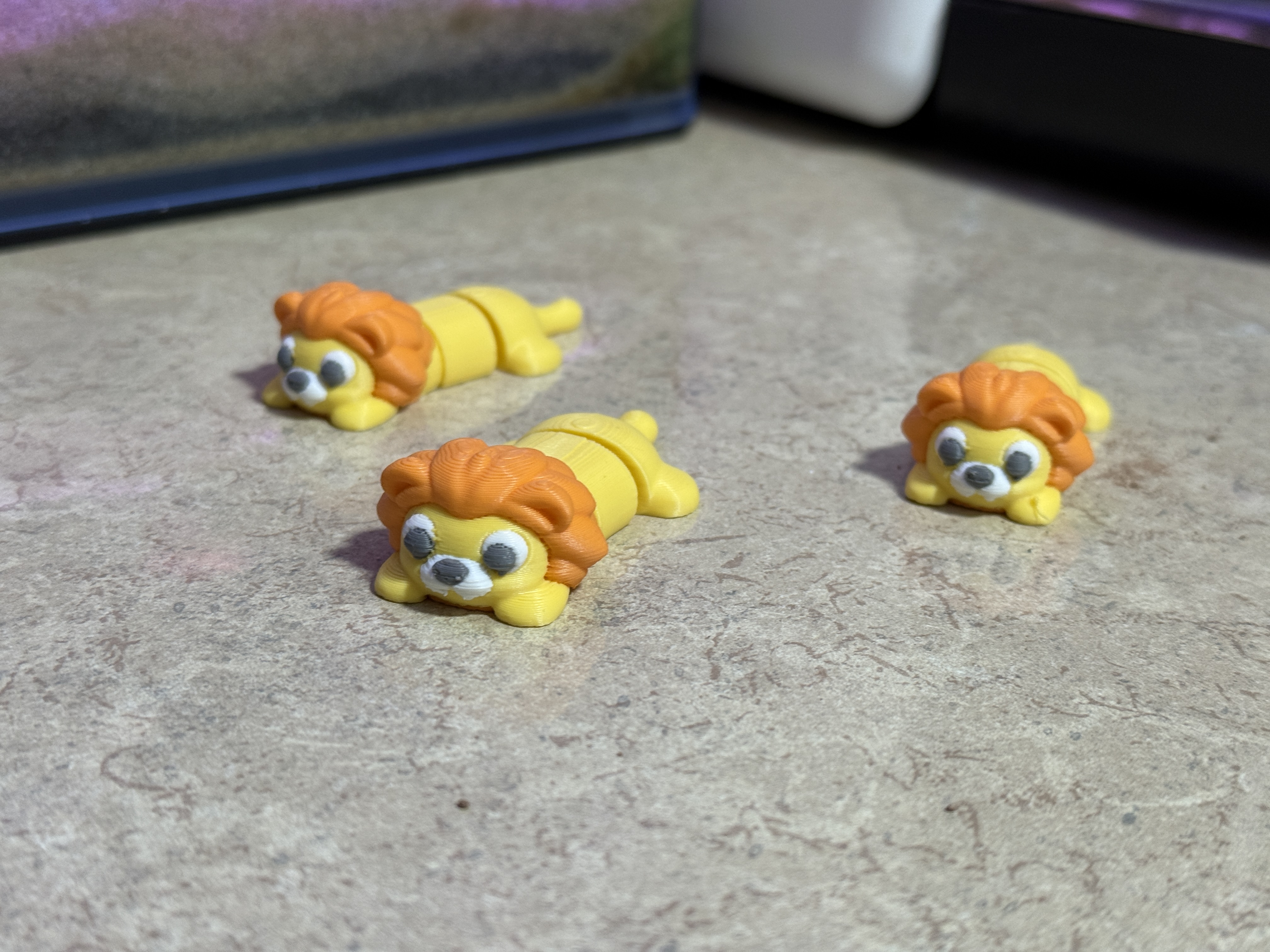 Miniatura 1 do modelo 3D Flexi Mini Lion