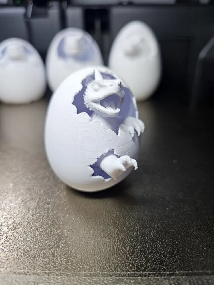 Huevo De Dragón Impreso En 3D Con Dragón Articulado – Modelo Realista De PLA, Ideal Para Regalos De Cumpleaños, Pascua Y Decoración