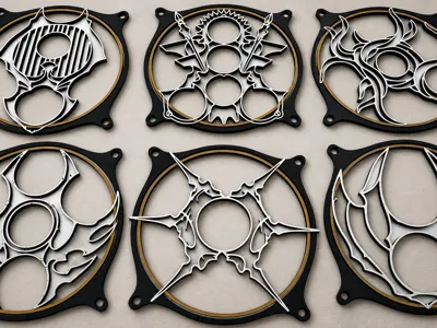 Silksong Crest 120mm Fan Shroud