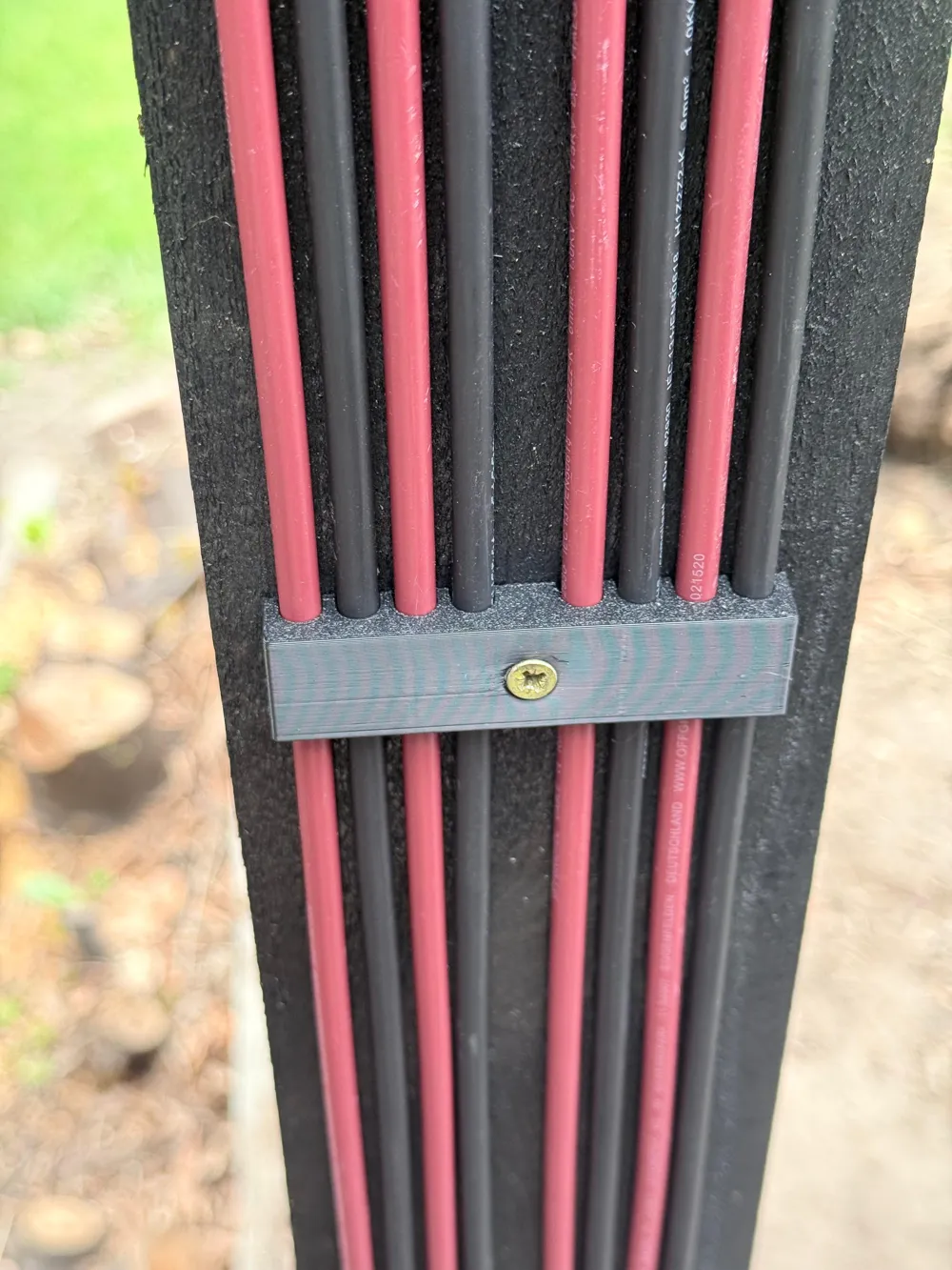 Solar Cable Comb 8x 6mm² Mount PETG optimised - Free 3D Print Model ...