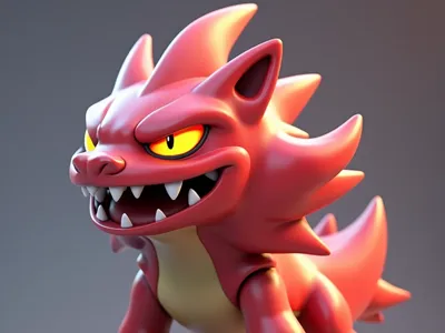 Fire Dragon Figure