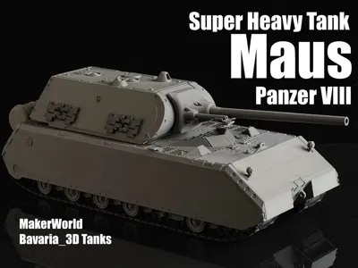 Panzer VIII Maus Super Heavy Tank 1/35 Scale