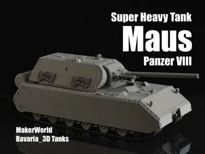 Panzer VIII Maus Super Heavy Tank 1/35 Scale