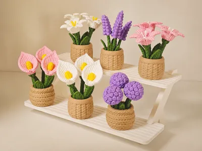 Knitted Series Display Stand | Double-Layer Structure | Modular Combination