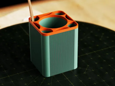 Toothbrush & toothpaste holder