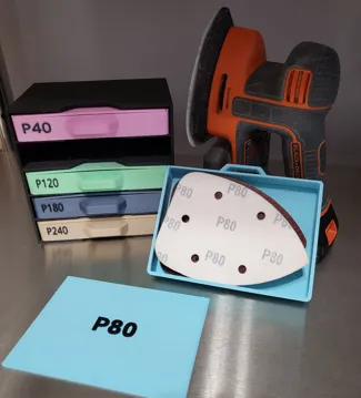 Sandpaper Organizer