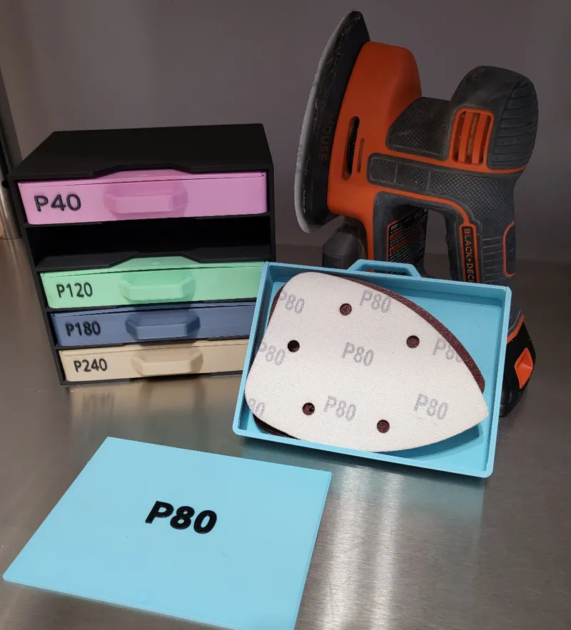 Sandpaper Organizer