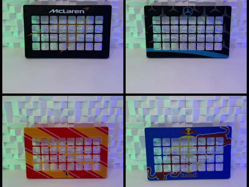 Stream Deck XL Faceplate's F1 Inspired