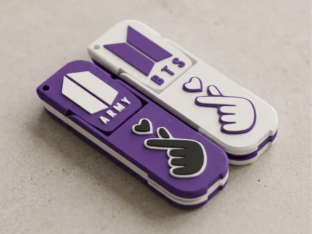 BTS Cell Phone Holder Keychains - Free 3D Print Model - MakerWorld