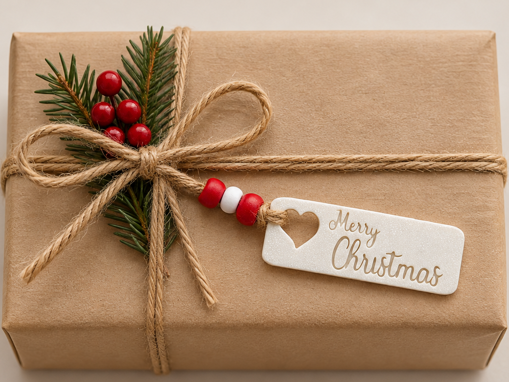 Chiudipacco Natale Christmas gift tag NO AMS - 1